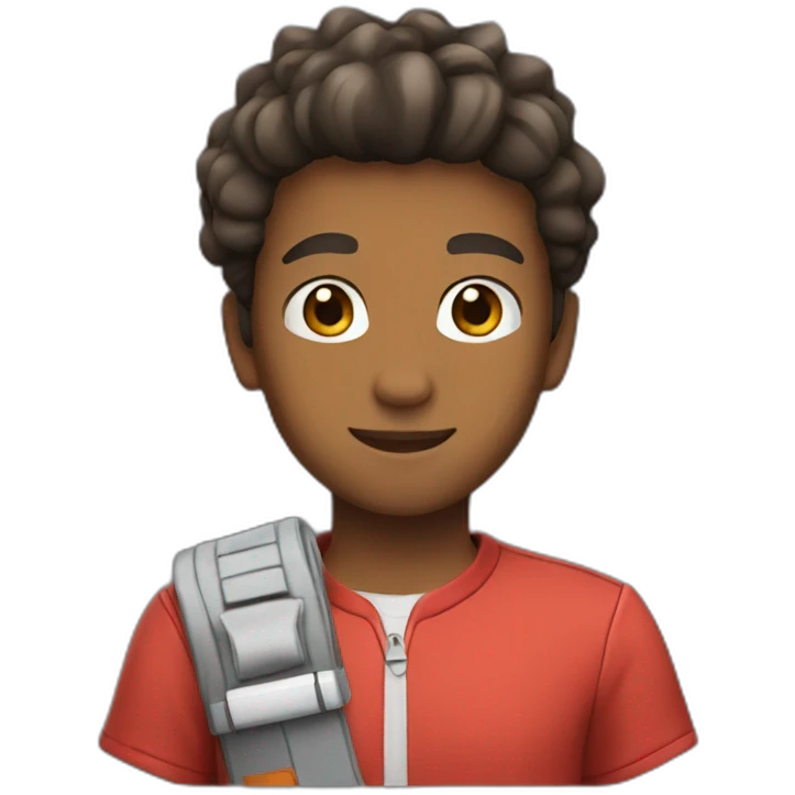 Red Pokémon trainer emoji