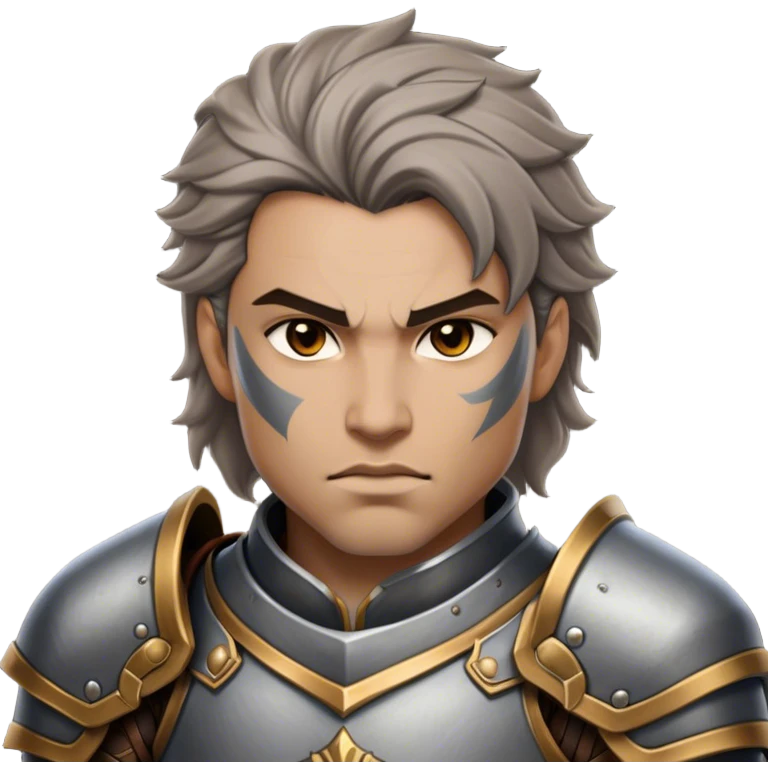 Cinematic Realistic WoW Human Warrior Portrait, depicted with chiseled, determined features and a battle-hardened visage. Clad in intricately detailed steel armor accented with rich leather in consistent hues of grey and bronze, his resolute eyes and natural hair exude unwavering courage. Rendered with lifelike texture and dramatic natural lighting, high shine, noble and valiant, capturing the essence of a legendary human champion of Azeroth. emoji