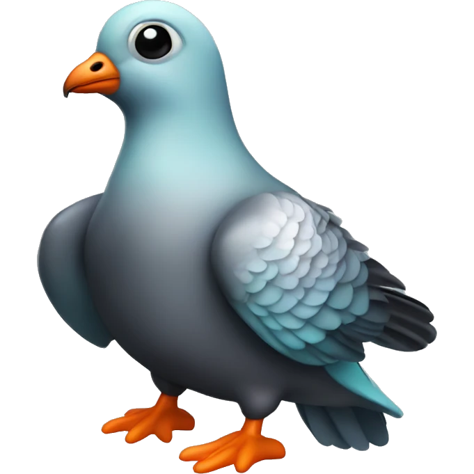 scuba diver pigeon emoji