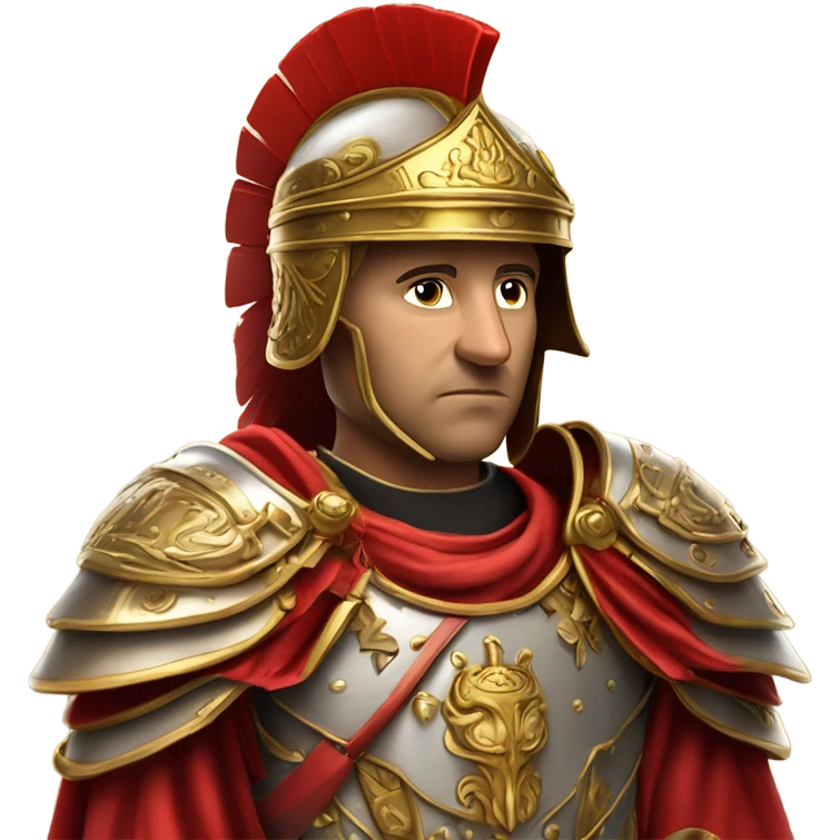 Gladiator  cardinal in Roman armor  emoji