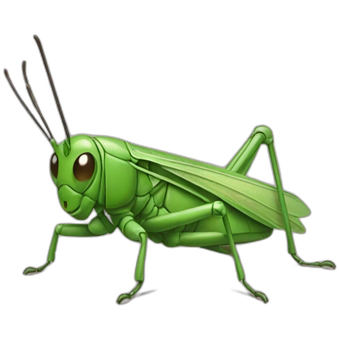 kawai grasshopper emoji