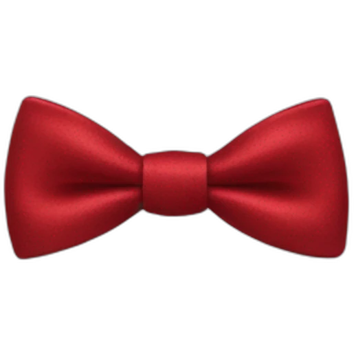 CRIMSON BOW TIE emoji