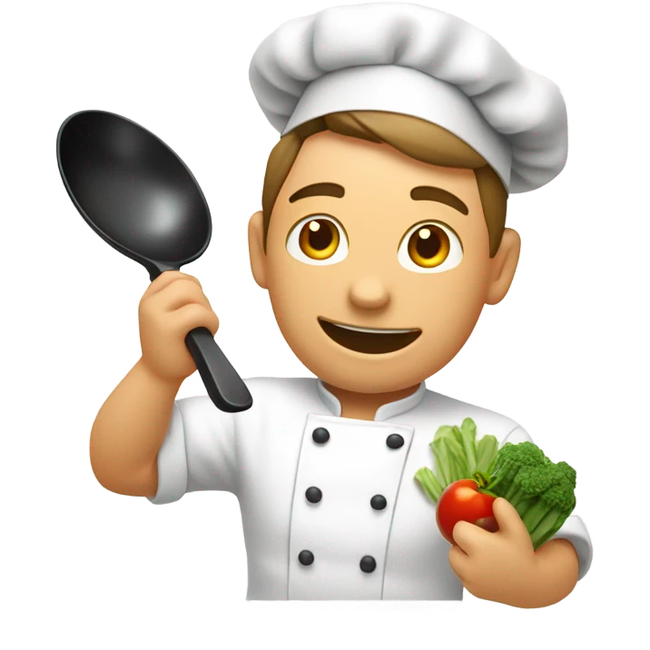 pan tossing food emoji