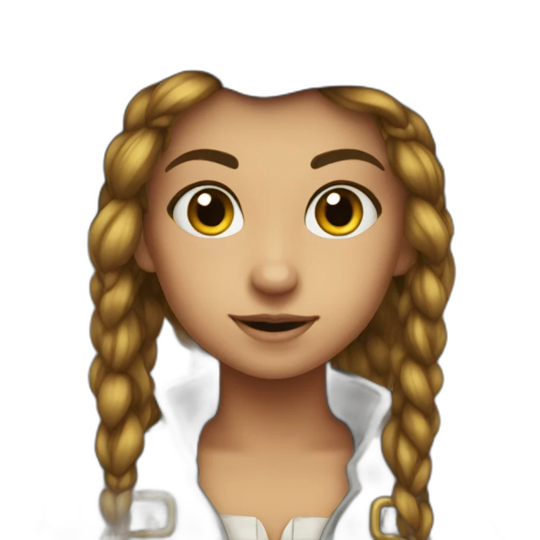 a pirate girl emoji