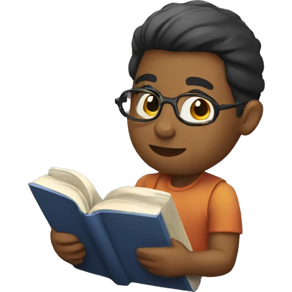 persona leyendo un libro emoji