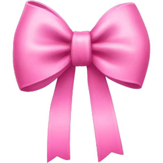 Pink bow  emoji