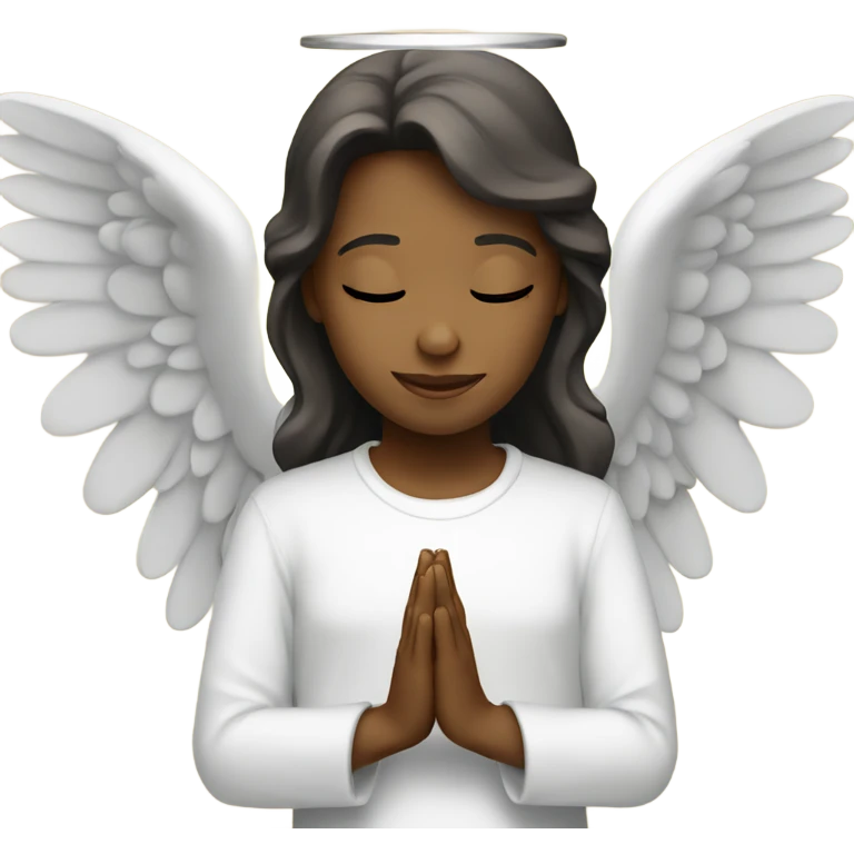 Praying angel emoji