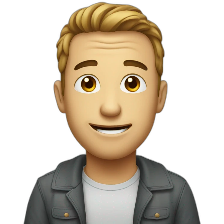 Pleure et rire emoji