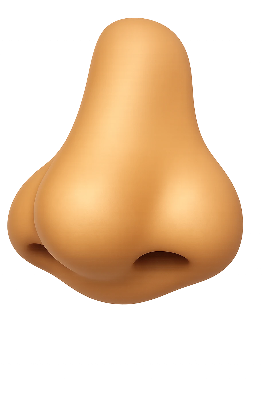 emoji 3d stile iphone di naso umano emoji
