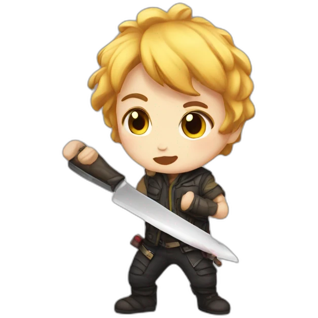 sweet-chibi-with-a-knife emoji