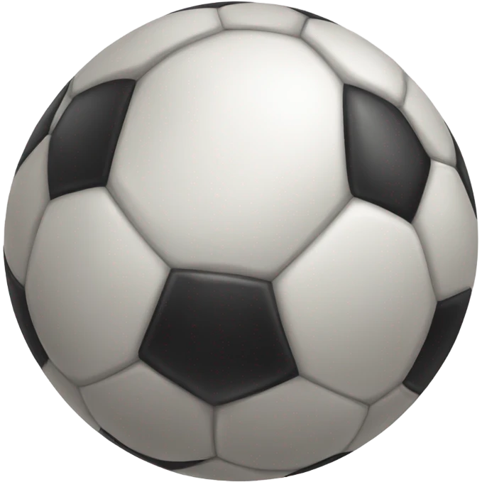 Giant bouncy soccer ball emoji