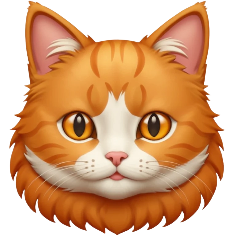 cute cat, simple, friendly, iconic emoji
