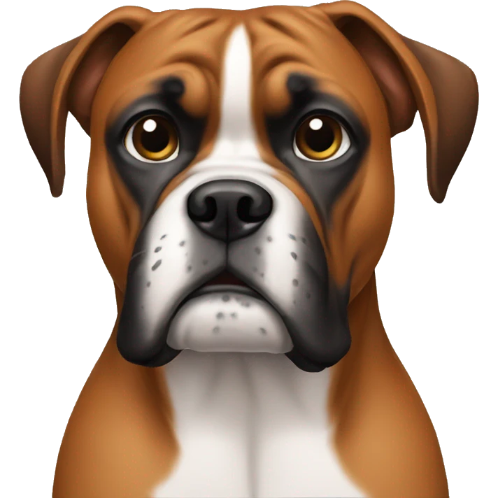 boxer dog  emoji