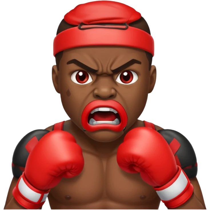 angry boxer emoji