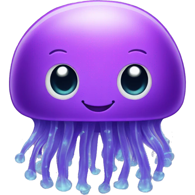Purple jellyfish  emoji