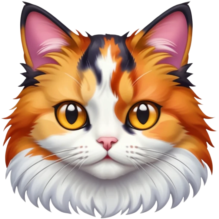 Calico cat emoji