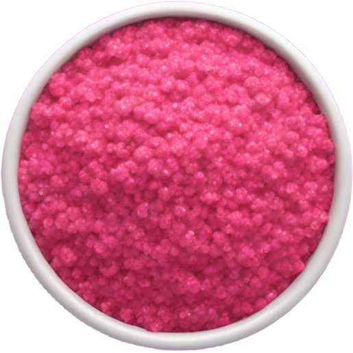 Hot pink cereal with glitter  emoji