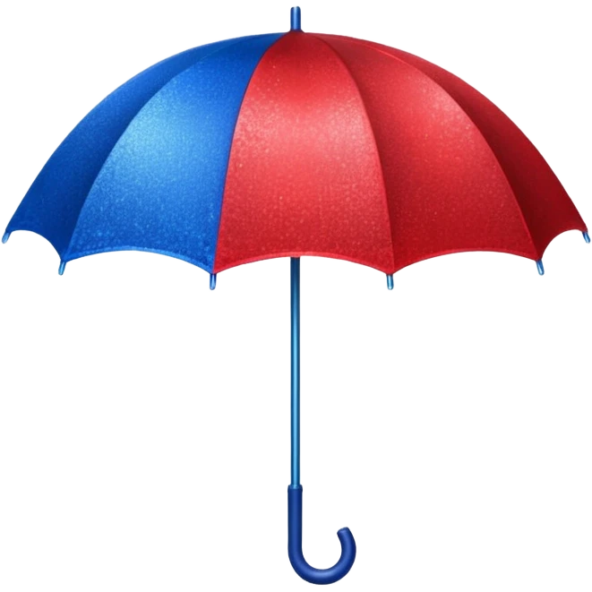 glitter red and blue umbrella resident evil emoji