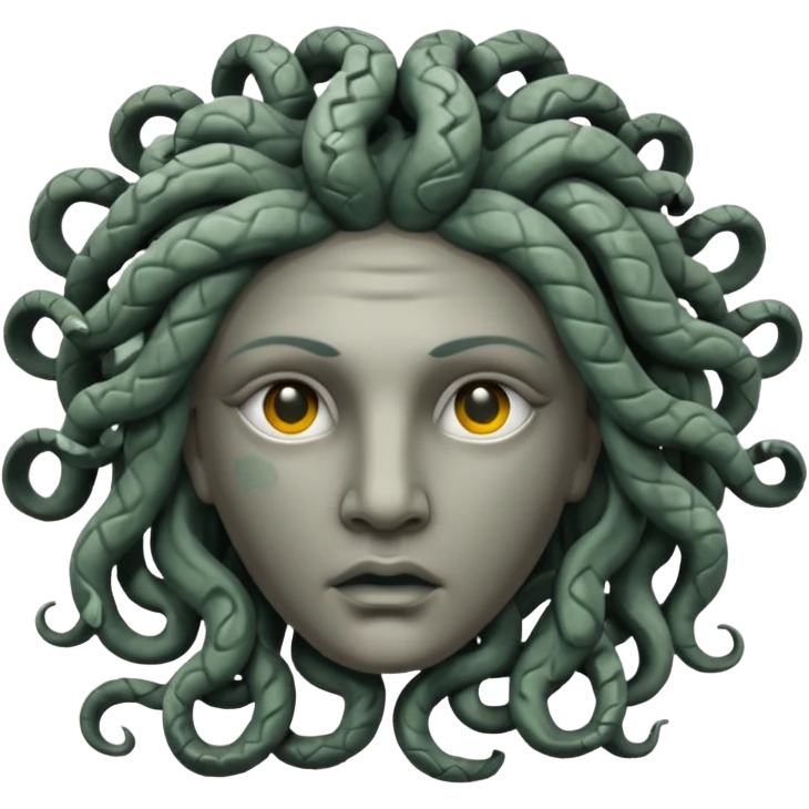 statue head medusa emoji