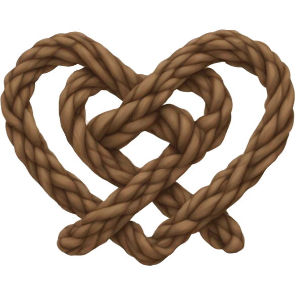 Knot heart emoji