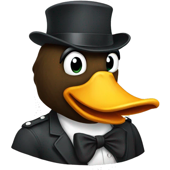 Mad duck emoji