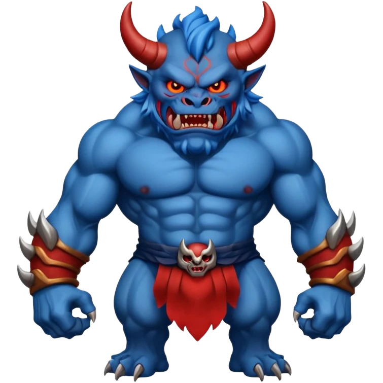 blue oni emoji
