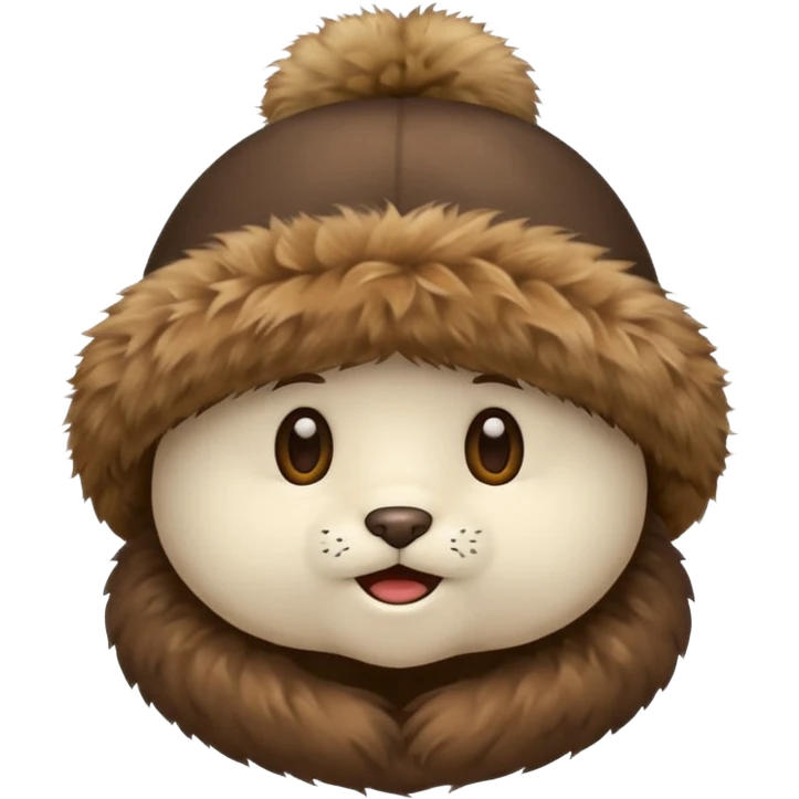 just fur hat no human emoji
