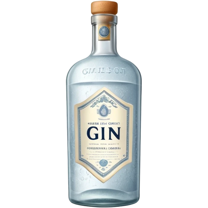 Bottle of Gin emoji