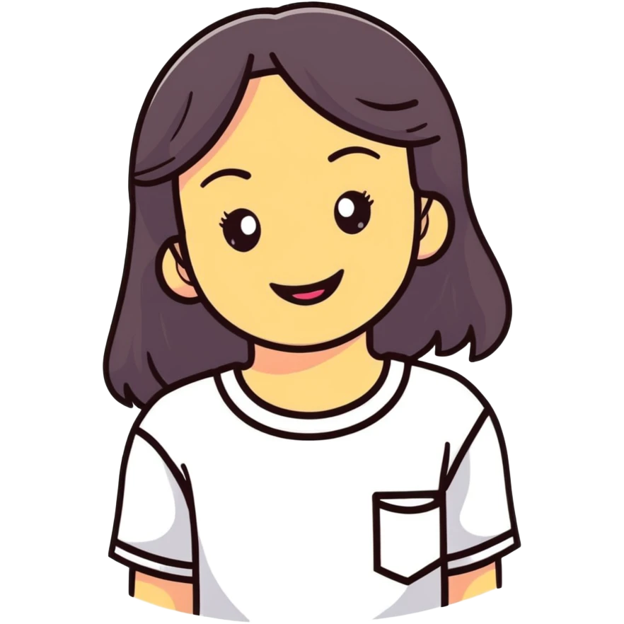 Girl smiling emoji