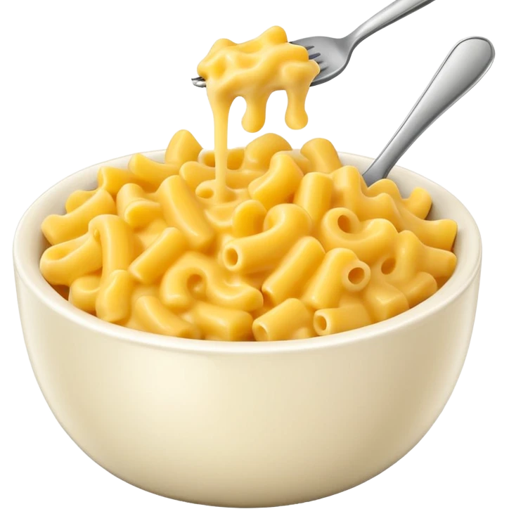 Mac and cheese emoji