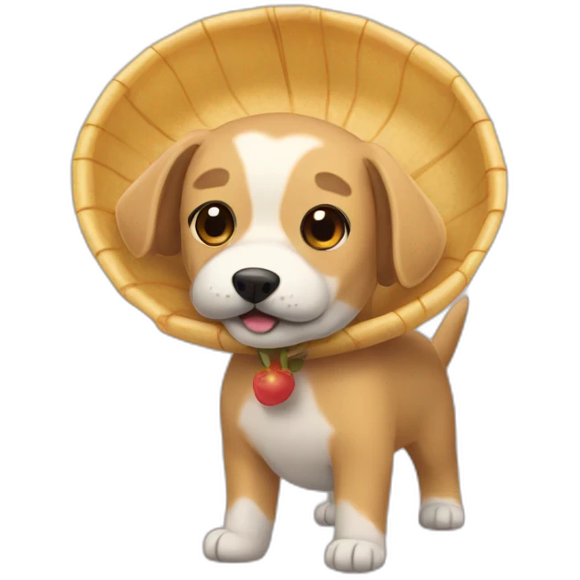 Perro tamal emoji