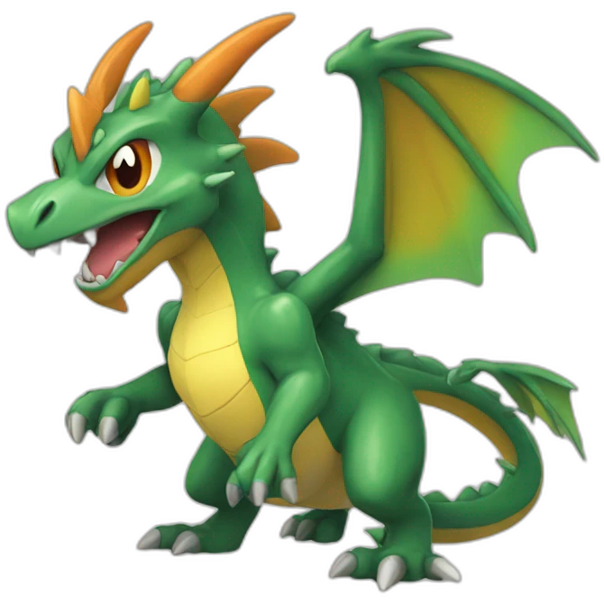 Dracofeu Pokémon emoji