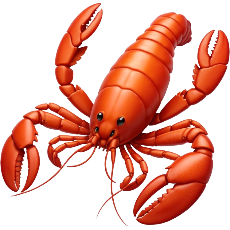 White white lobster  emoji