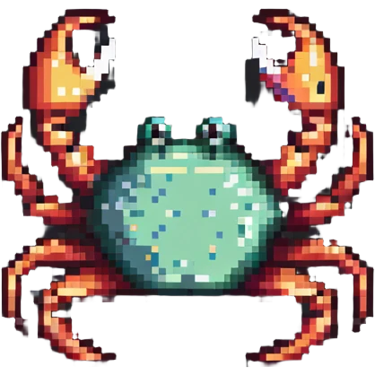 Sebastian the crab from The Little Mermaid emoji