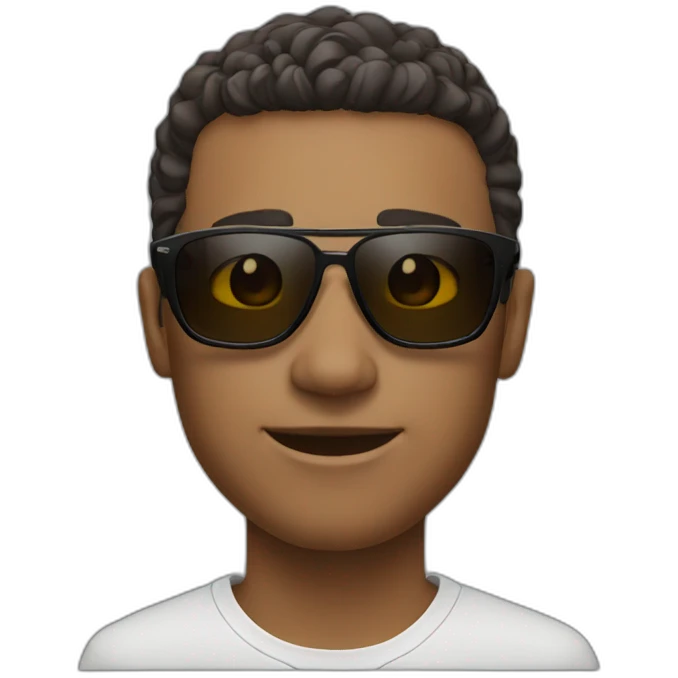 Guy with oakley sunglasses  emoji