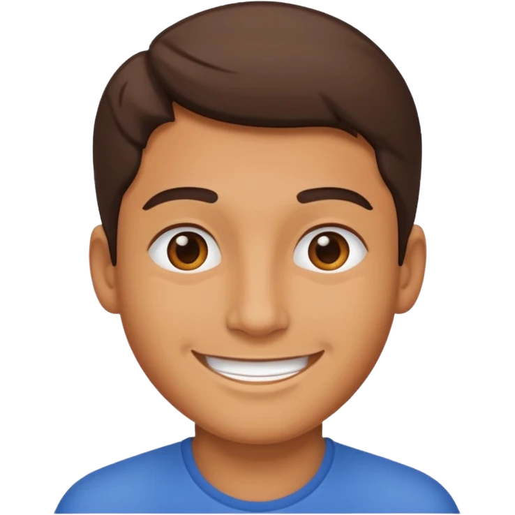 A man doing 67 emoji