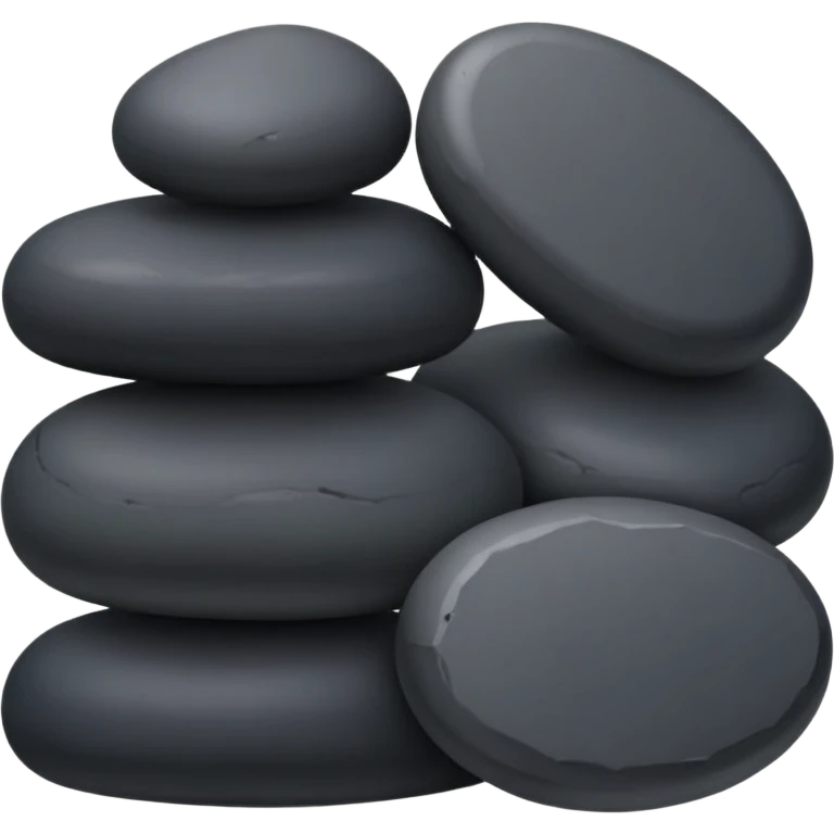 Spa stones for massage emoji