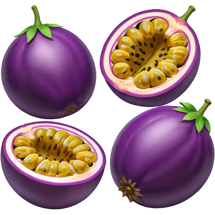 Passion fruit emoji