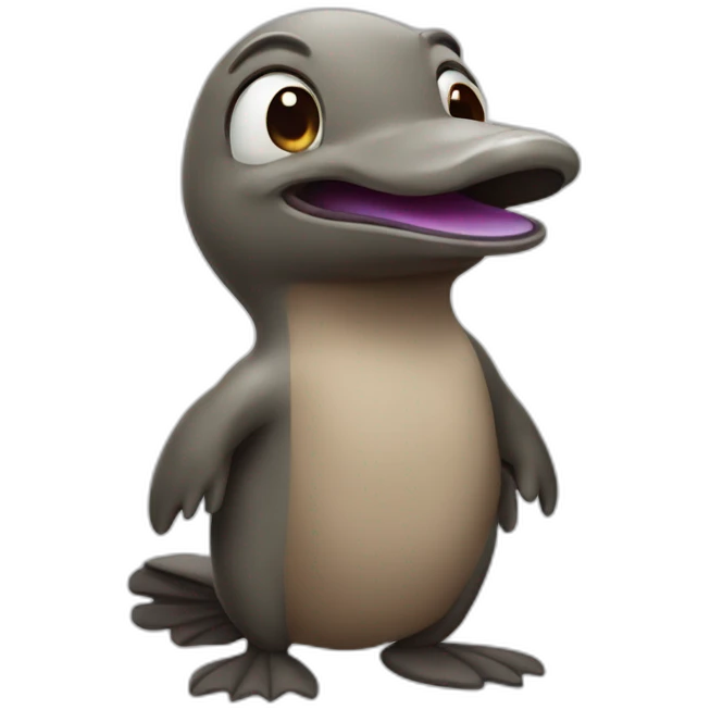 happy platypus emoji