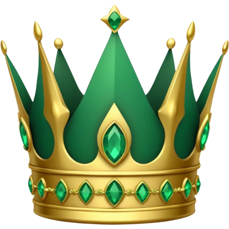 Green crown emoji