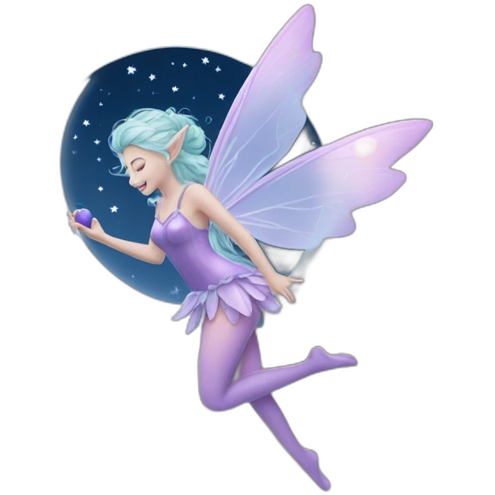 Fairy Moon emoji