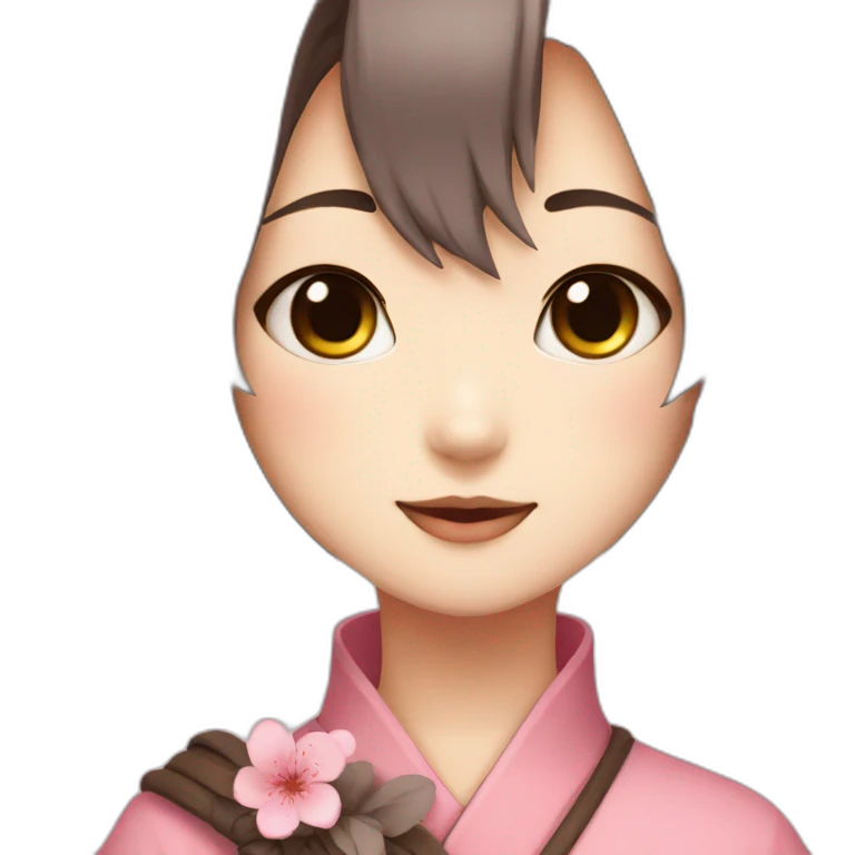 sakura neko girl emoji