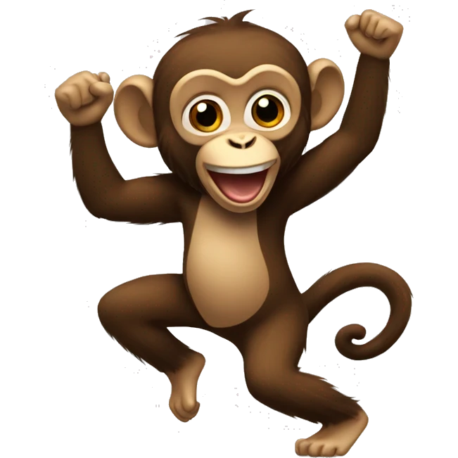 dancing monkey emoji