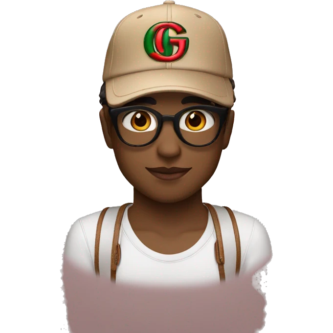 Chico con gorra Gucci  emoji
