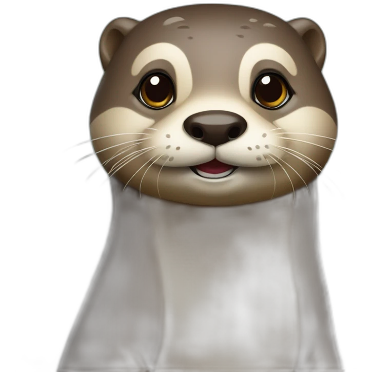 Loutre sur tortu emoji