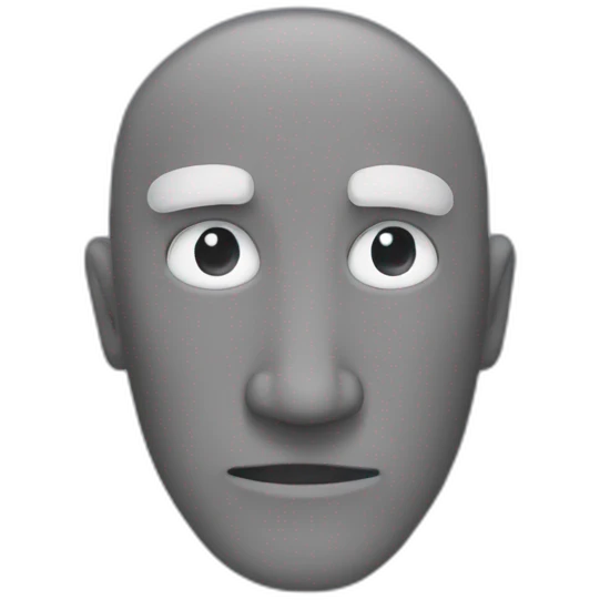 3 faceless man emoji