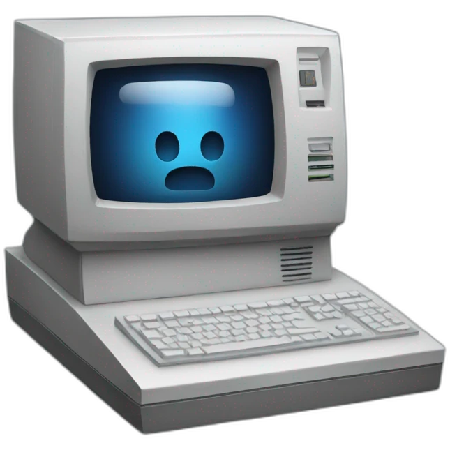 big computer emoji