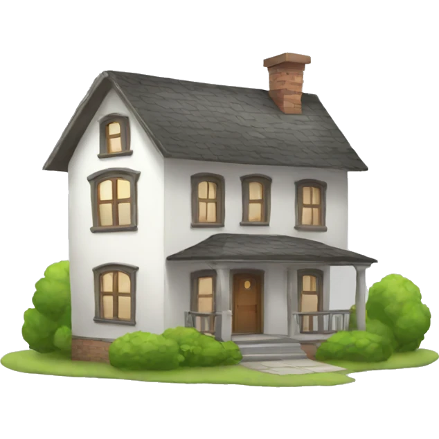 Transparent house emoji
