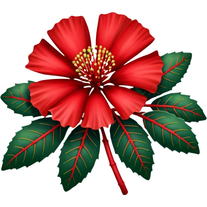 pohutukawa flower emoji