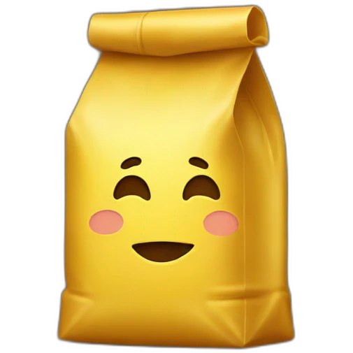 yellow coffee bag emoji